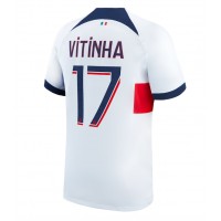 Billiga Paris Saint-Germain Vitinha #17 Borta fotbollskläder 2023-24 Kortärmad